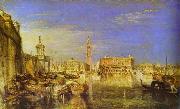 J.M.W. Turner, Bridge of Signs, Ducal Palace and Custom- House, Venice Canaletti Painting